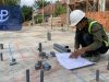 Perencanaan instalasi air rumah sebelum pembangunan dimulai menggunakan jalur pipa PVC pada proyek rumah tinggal.